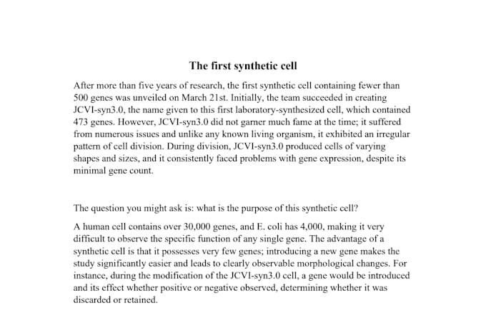 write scientific papers, scientific and medical blogs